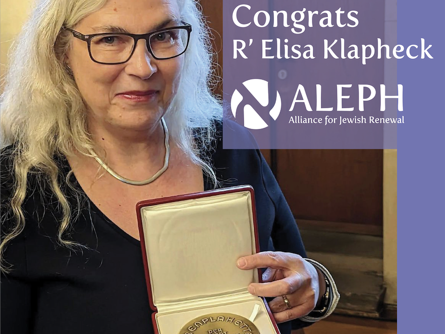 Rabbi Elisa Klapheck Honored