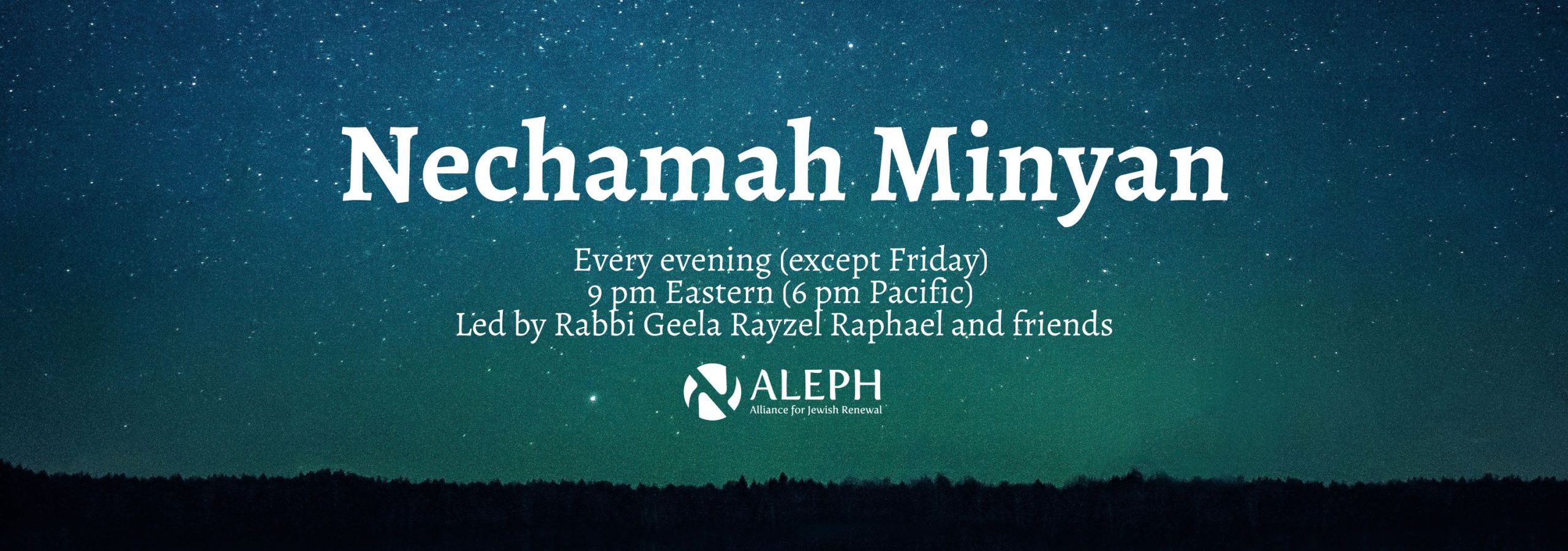 Banner-Nechamah-Minyan-2022-Rabbi-Geela-Rayzel-Raphael Virtual Program - Minyan