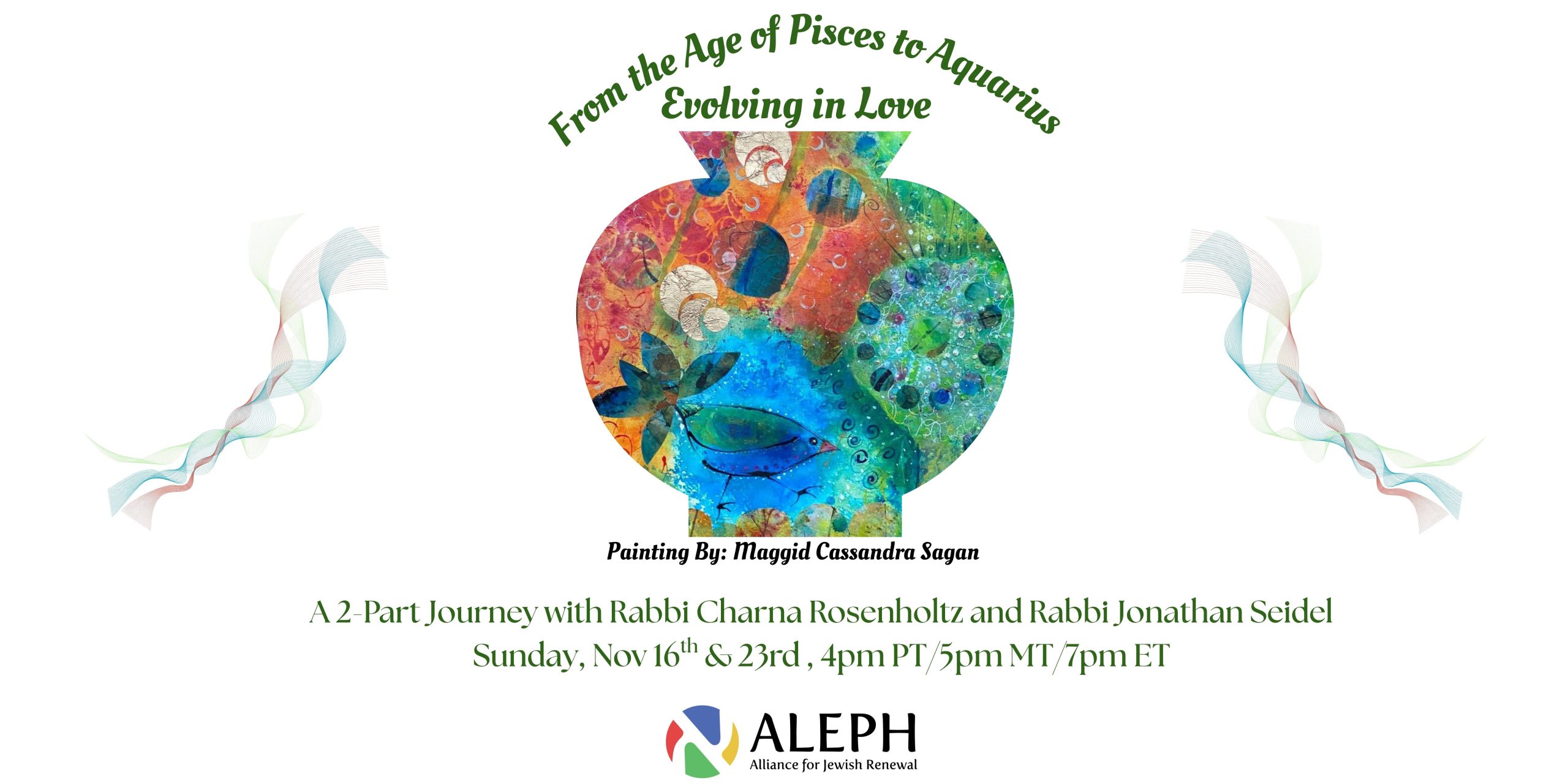 R'Charna & R'Seidel Evolving in Love Nov 16th & 23rd (2) Virtual Program - Minyan